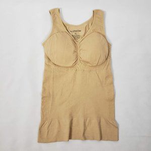 Women Ocean Shapewear Spandex Beige Tank